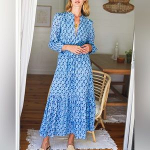 Emerson Fry FRANCES DRESS 3 - LITTLE MARIGOLDS DANUBE ORGANIC XS